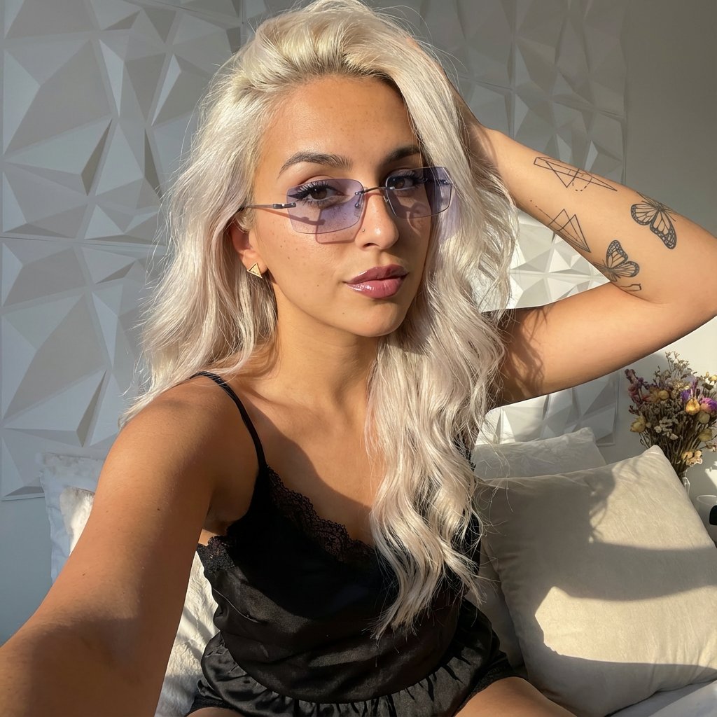 Warm Golden Hour Influencer Selfie — output 1