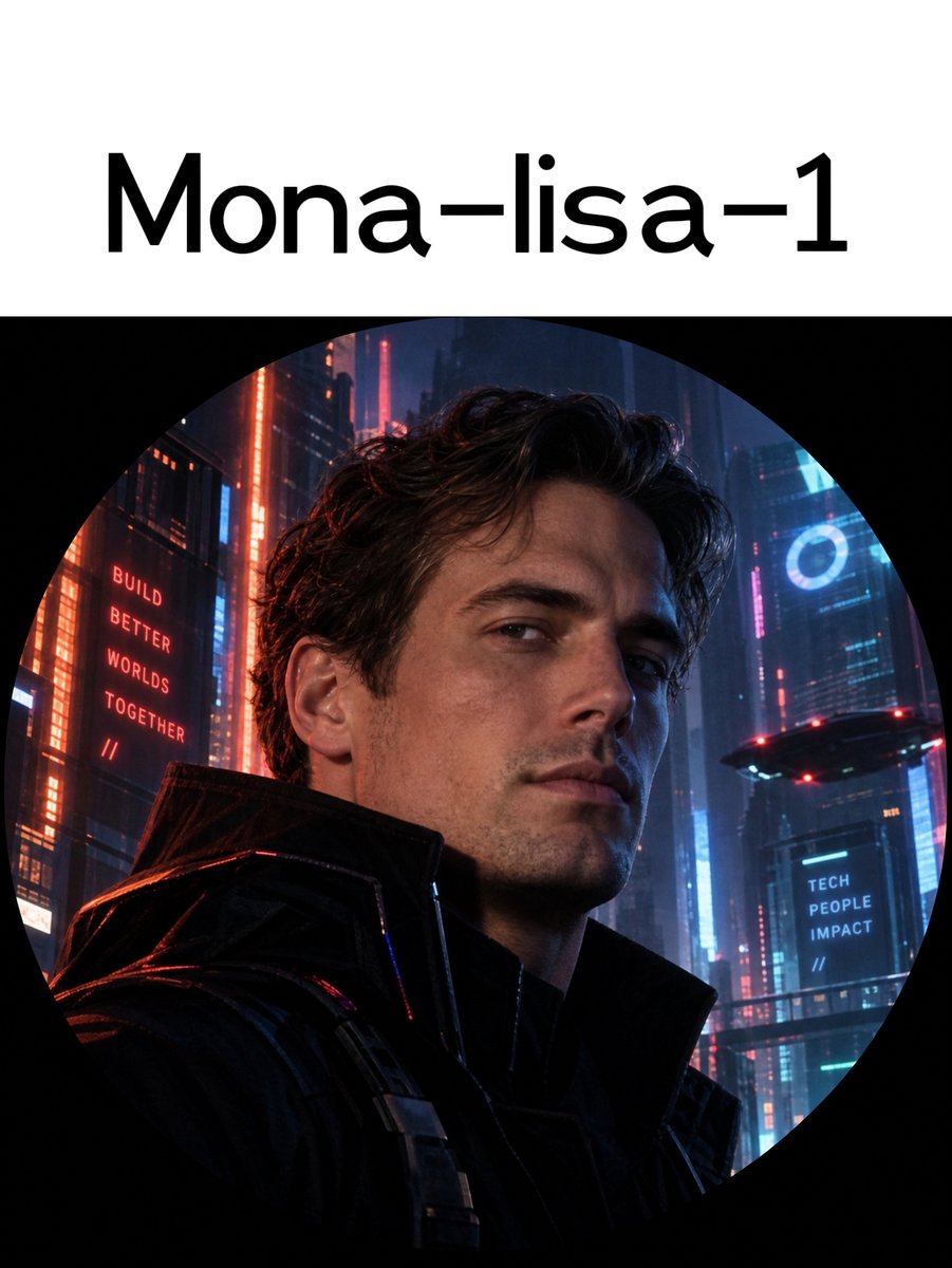 Profile / Avatar - Mona-lisa-1 Cyberpunk Profile Avatar — output 1
