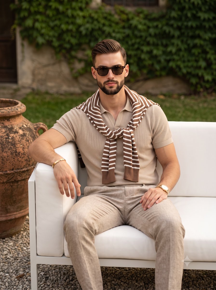 Product Marketing - Luxury Riviera Style Male Portrait — output 1
