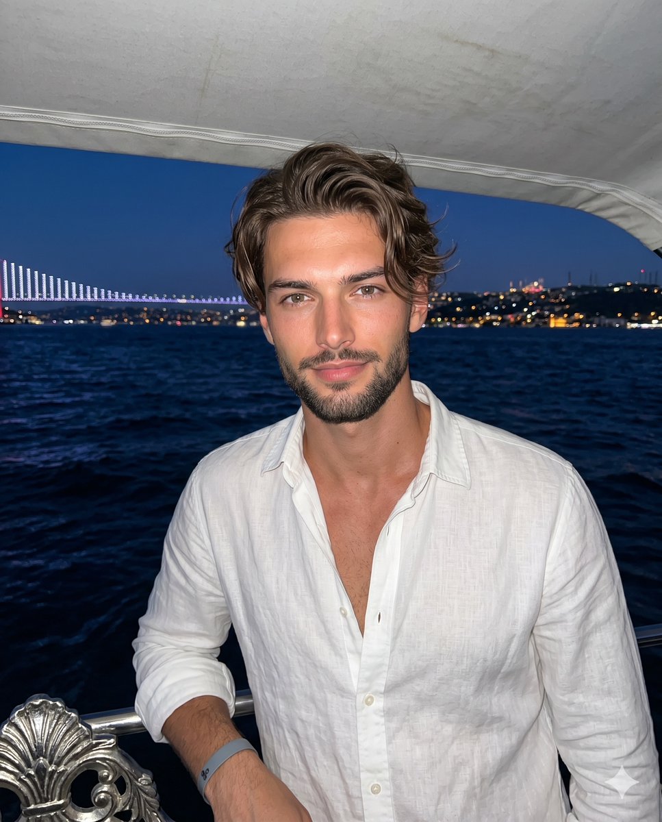 Profile / Avatar - Night Nautical Lifestyle Portrait — output 1