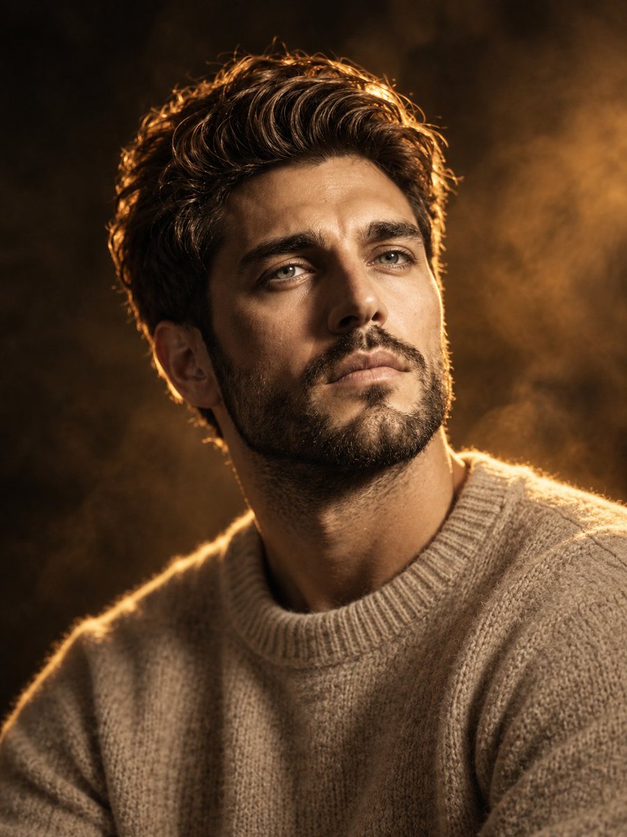 Profile / Avatar - Cinematic Male Editorial Portrait — output 1