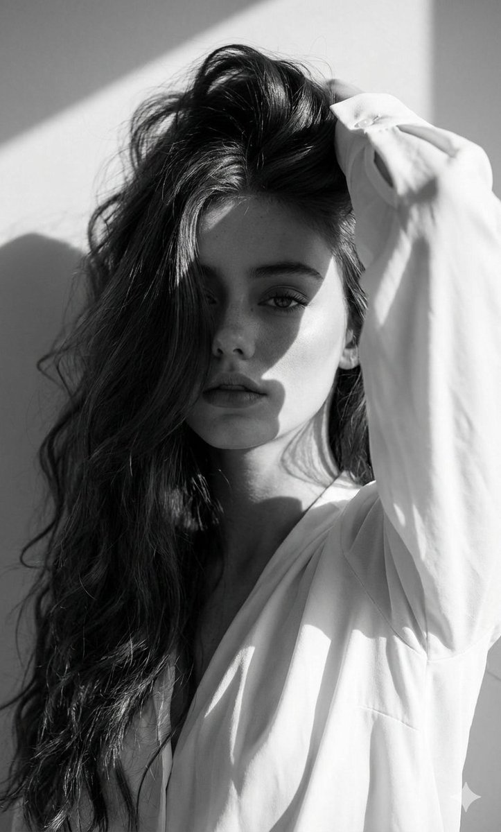 High-Fashion Black and White Editorial Portrait Prompt (Facial Lock) — output 1
