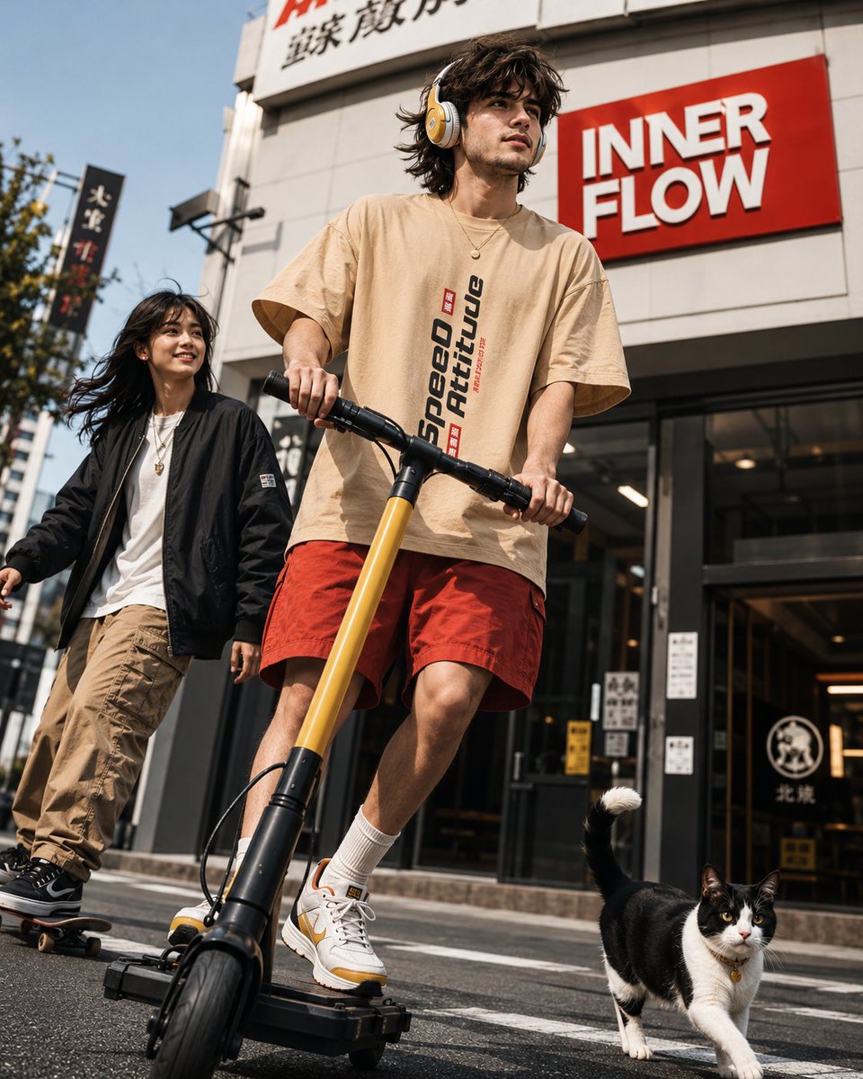 Social Media Post - Cinematic Japanese Urban Lifestyle Photography — output 1