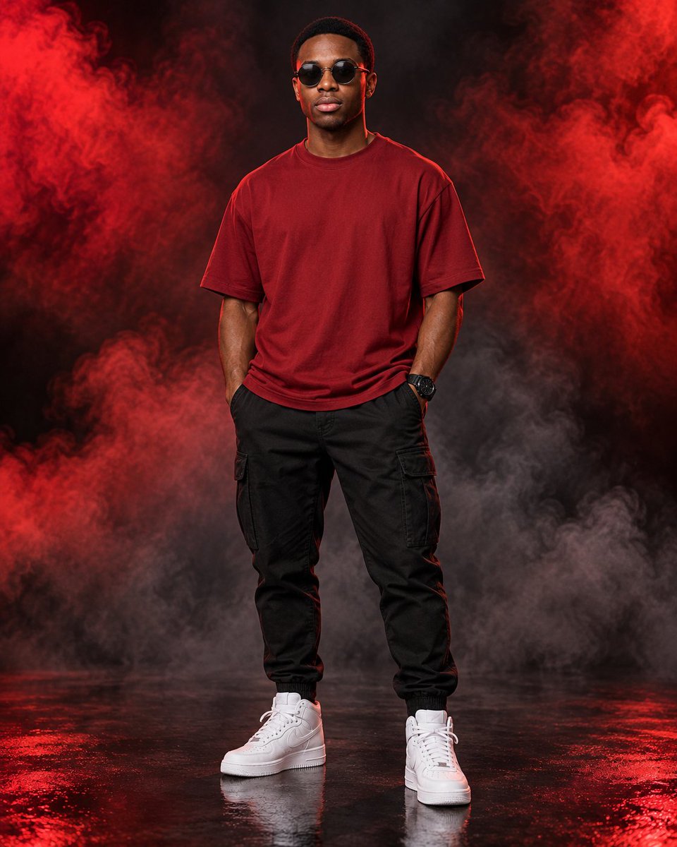 Profile / Avatar - Dual Tone Studio Fashion Portrait — output 1