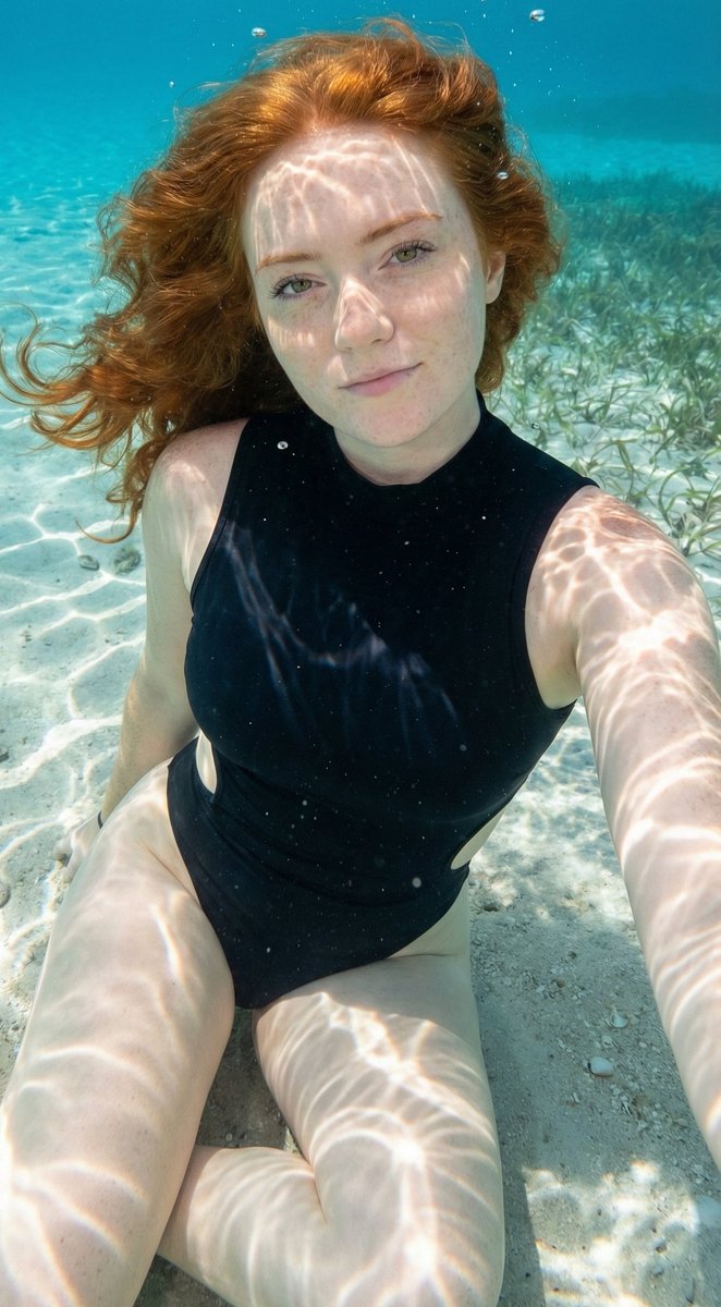 Product Marketing - Underwater Portrait on the Seafloor — output 1