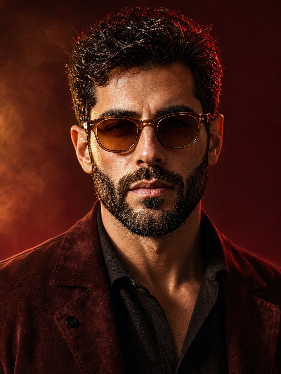 Profile / Avatar - Luxury Men's Fashion Portrait — output 1