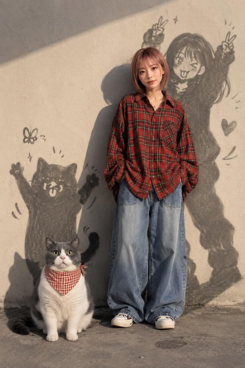 Comic / Storyboard - Anime Lifestyle Portrait with Manga Shadows — output 1