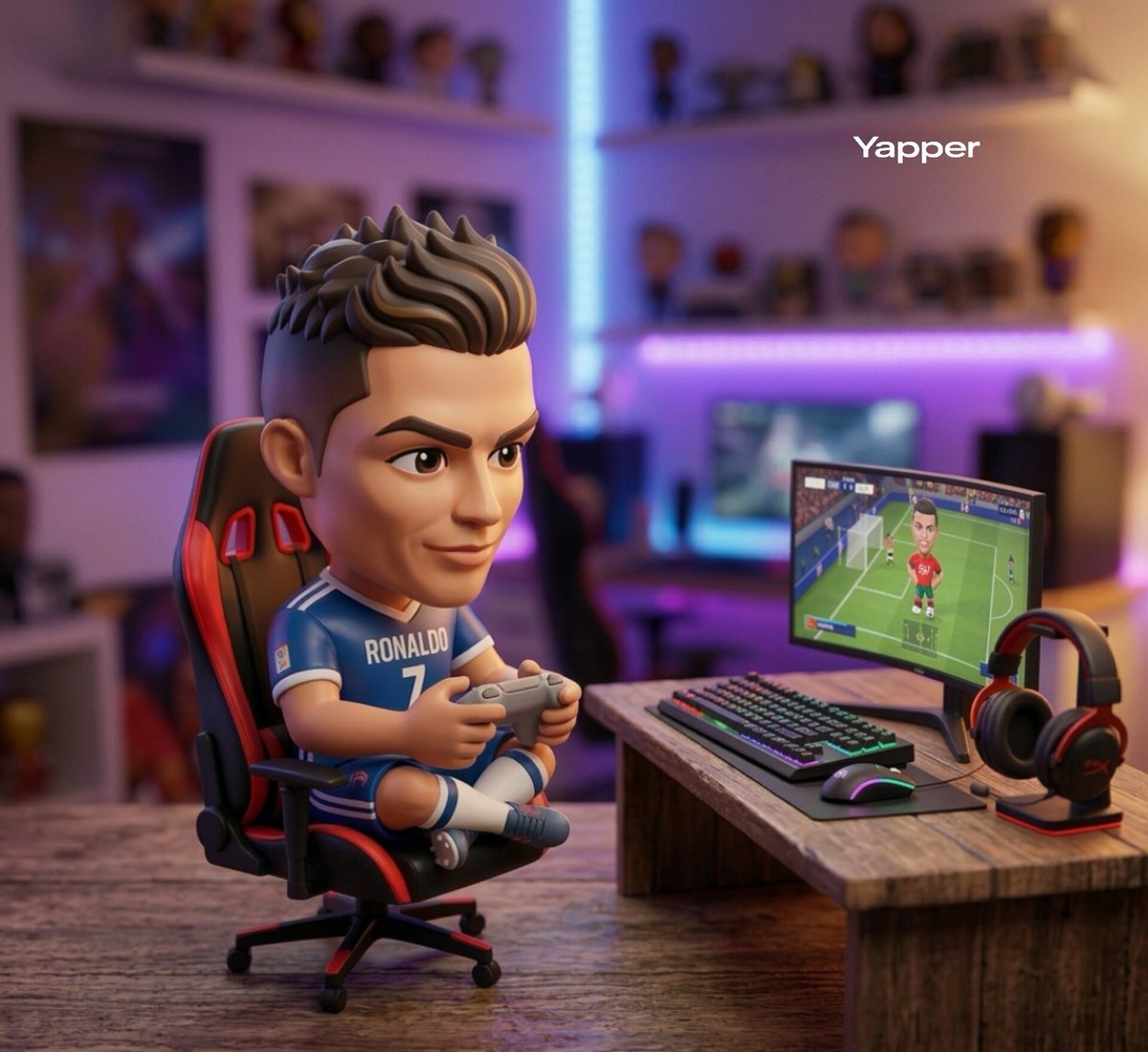 Game Asset - Stylized 3D Collectible Figurine — output 1
