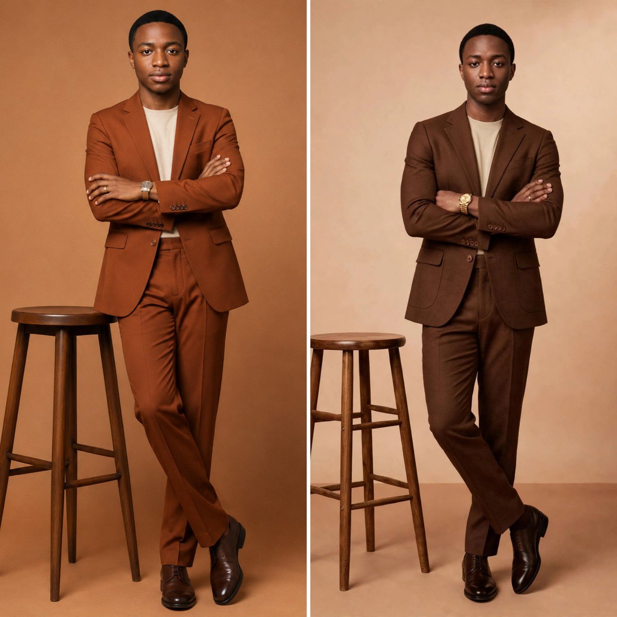 Social Media Post - Luxury Men's Fashion Diptych — output 1
