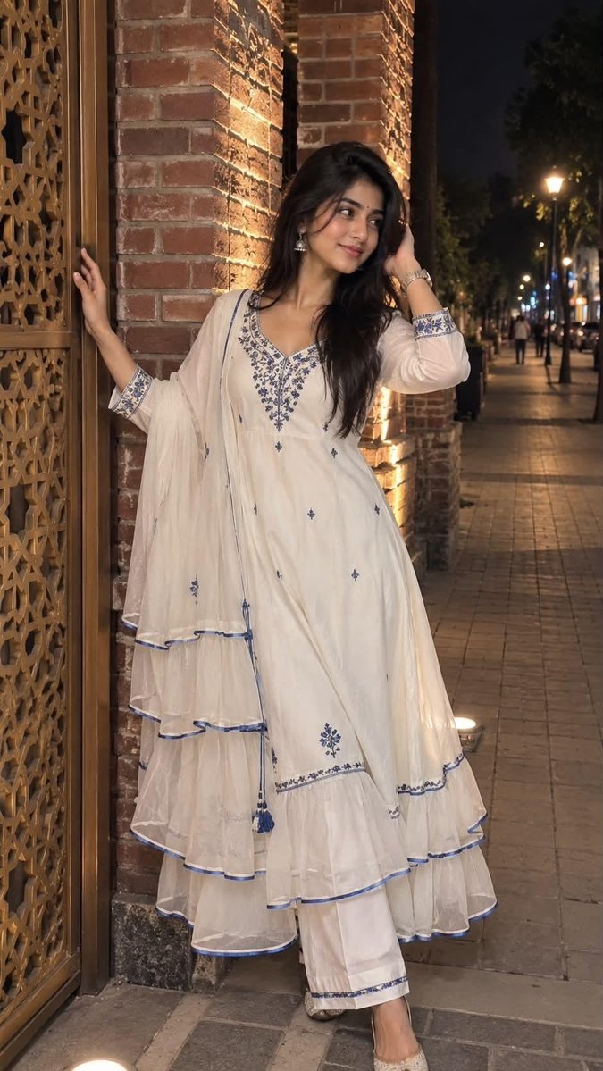 Social Media Post - Traditional Outfit Night Portrait — output 1
