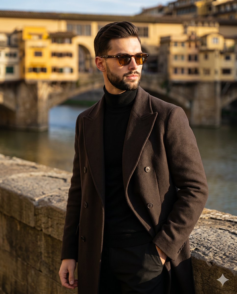 Profile / Avatar - Florence Street Style Male Portrait — output 1