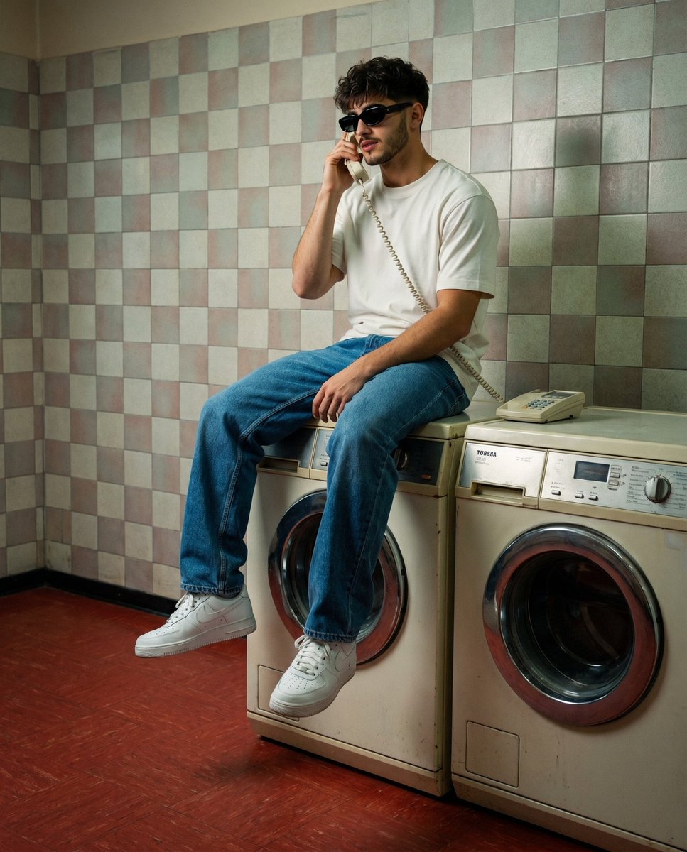 Product Marketing - 90s Retro Laundromat Streetwear — output 1