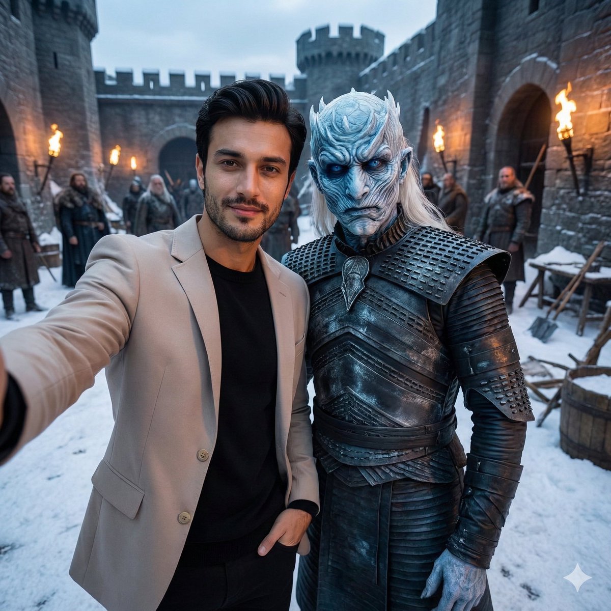 Selfie with Night King on Game of Thrones Set — output 1