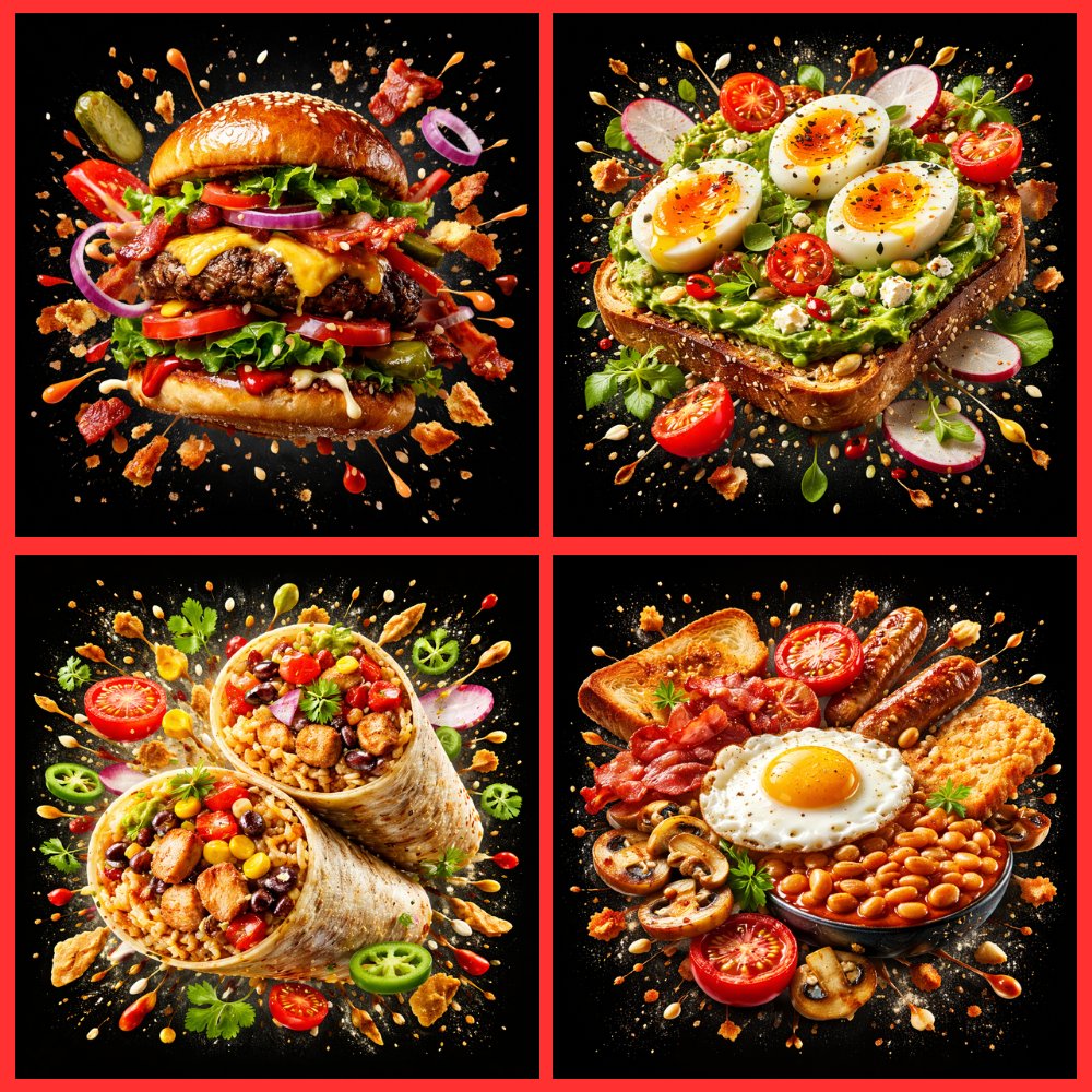 Food Explosion Poster Generator — output 1