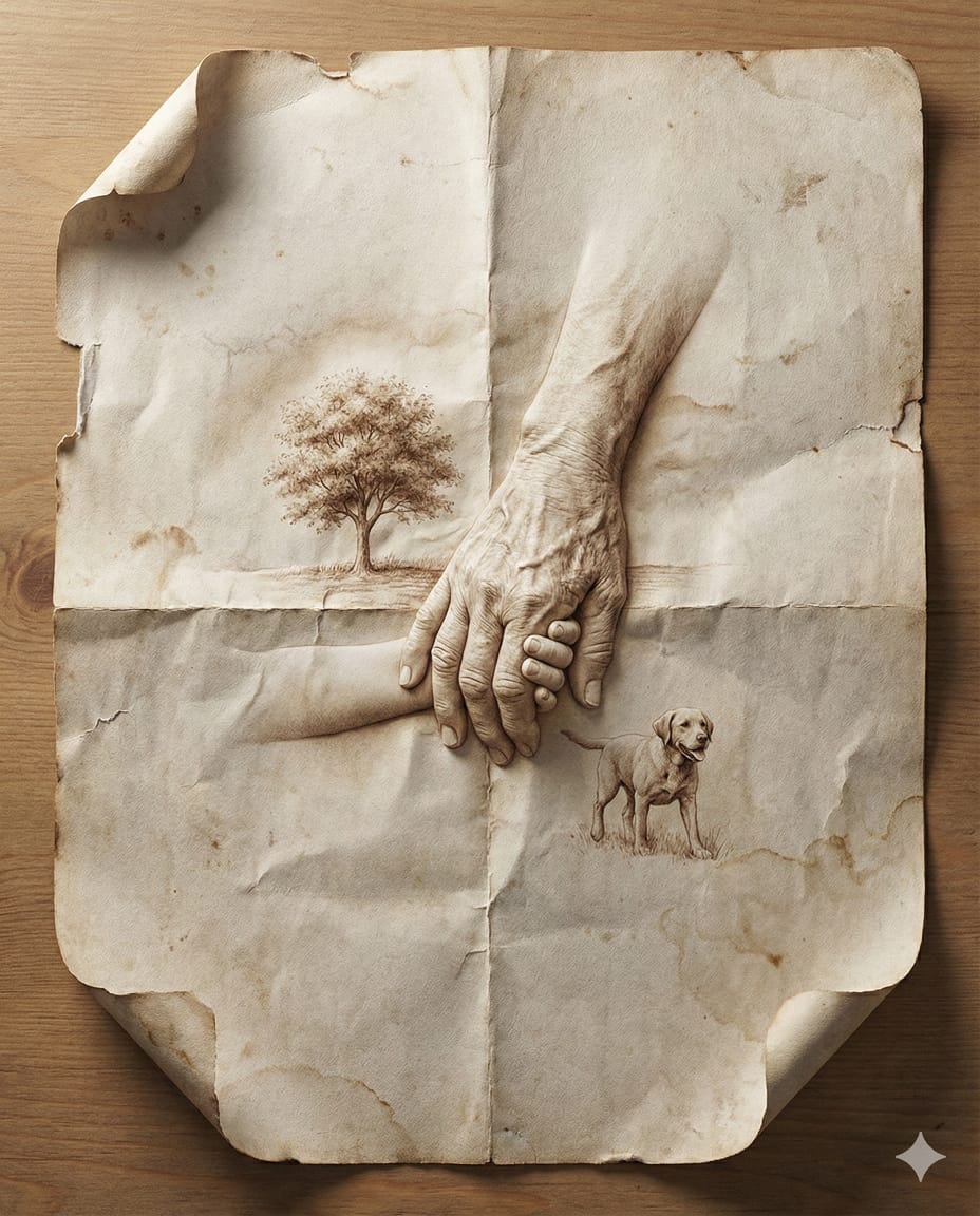 Aged Paper Illusion Promotional Design — output 1