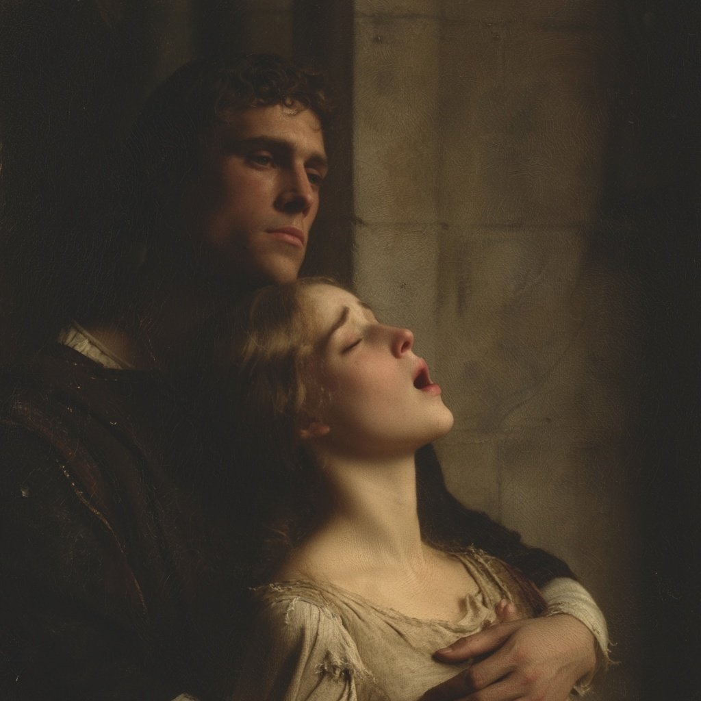 Comic / Storyboard - Melancholic Medieval Woman and Man — output 1