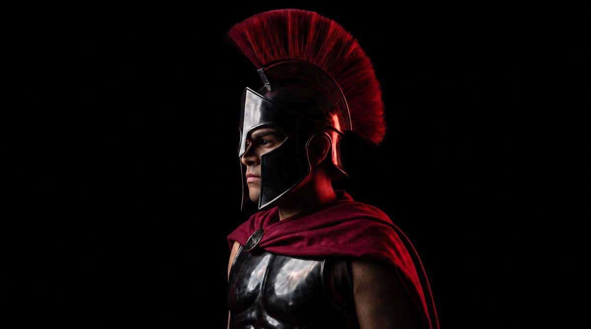 Profile / Avatar - Cinematic Spartan Warrior Avatar — output 1