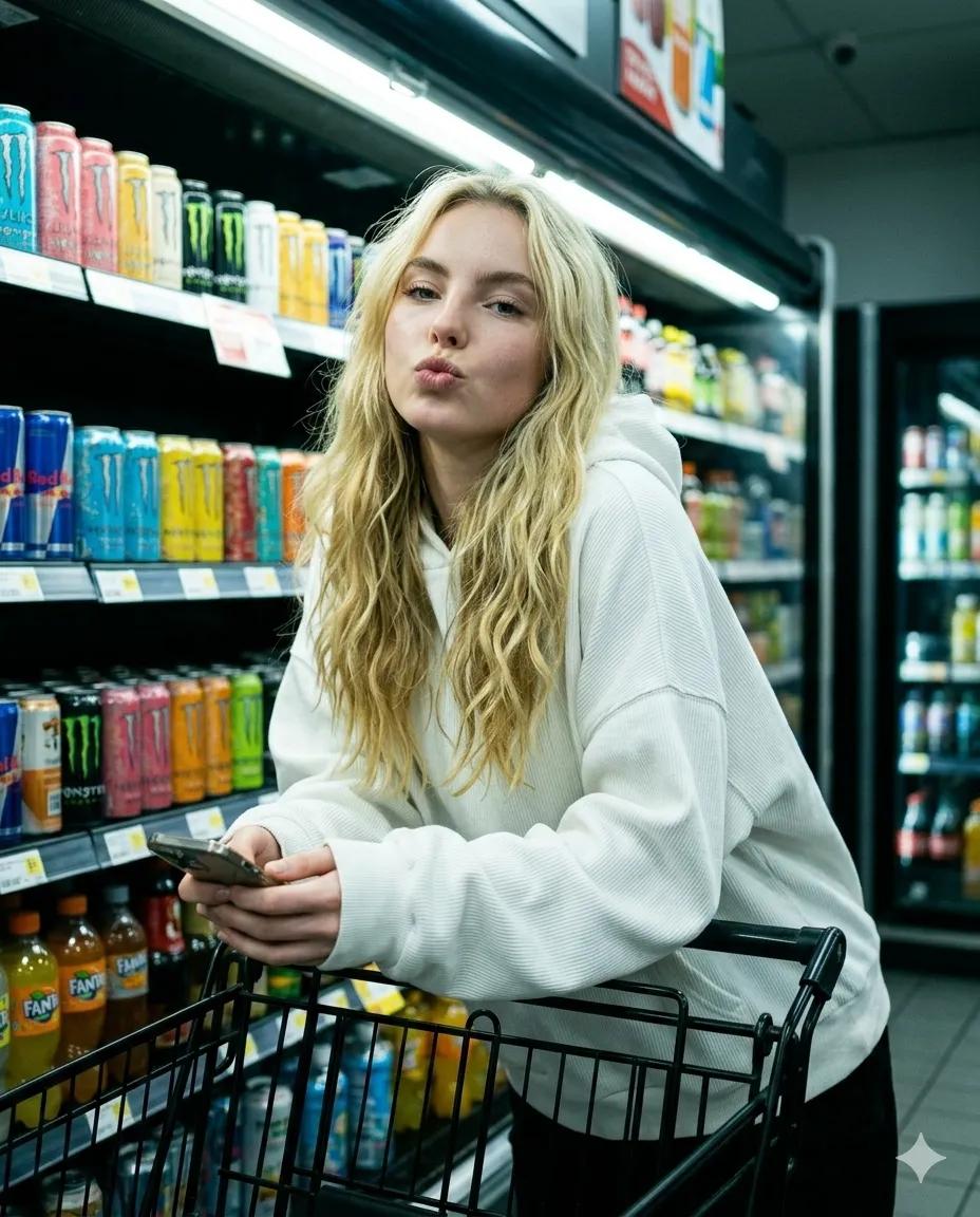 Profile / Avatar - Playful Convenience Store Portrait — output 1