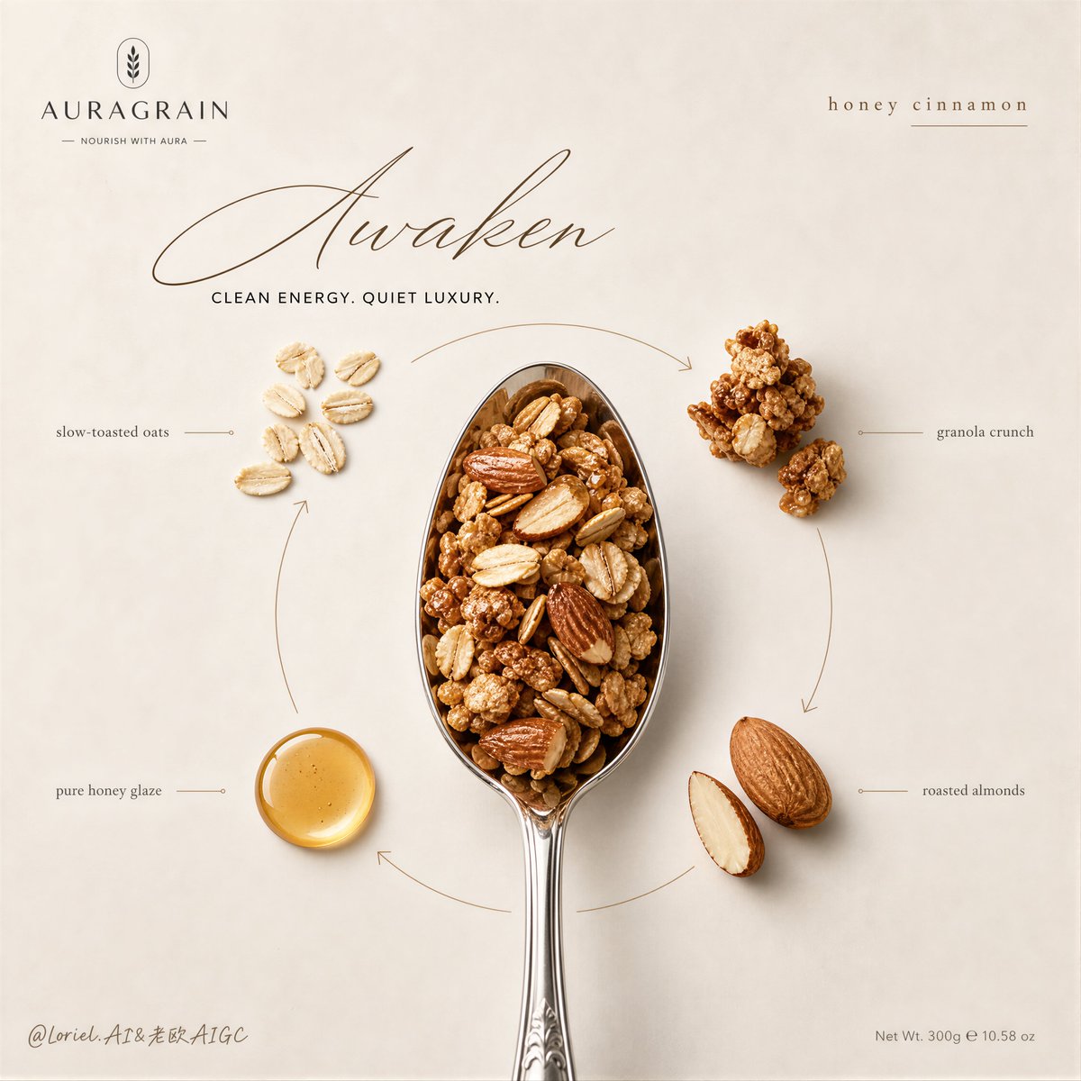 Product Marketing - Premium Granola Advertising Poster — output 1
