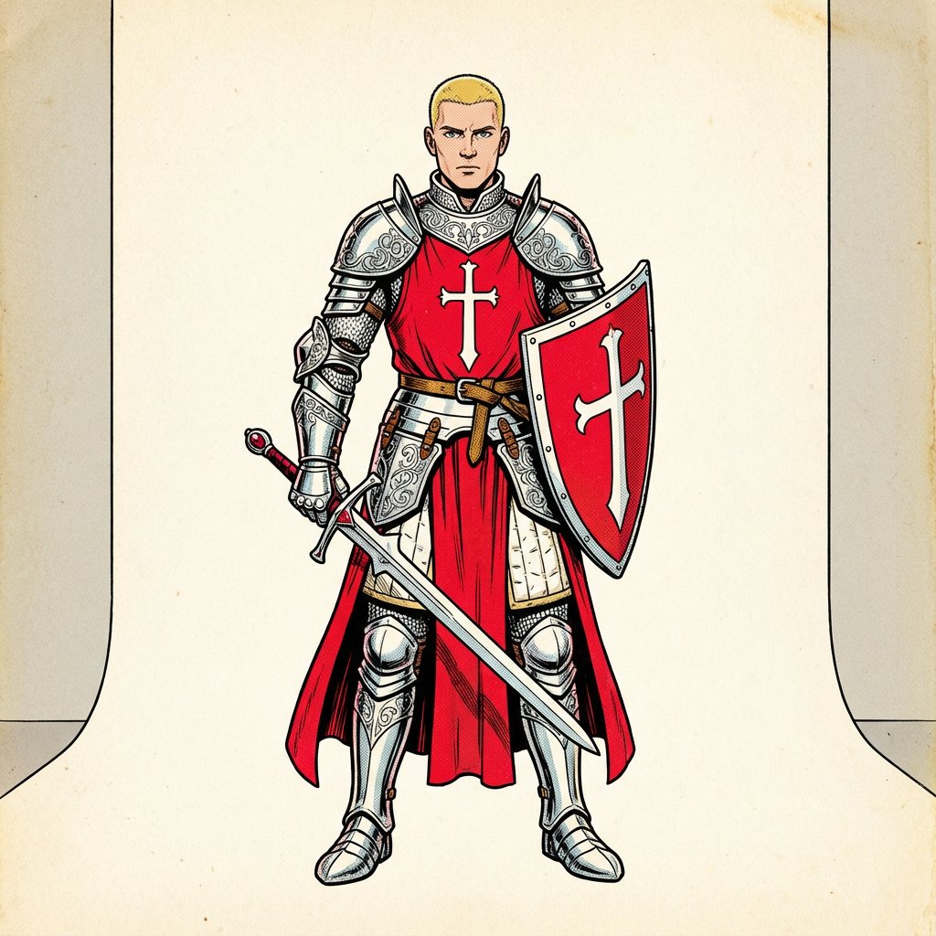 1980s color RPG manual illustration — output 1