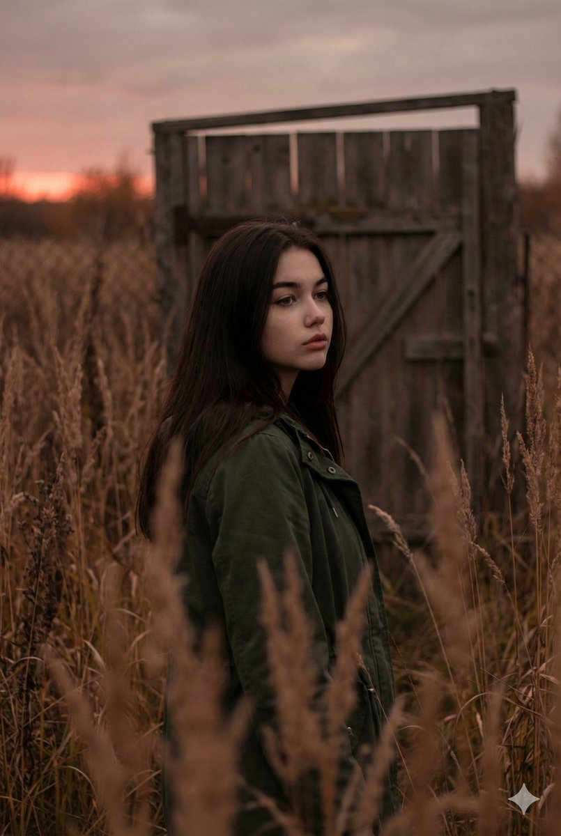 Atmospheric Sunset Portrait Edit Prompt with Identity Preservation — output 1