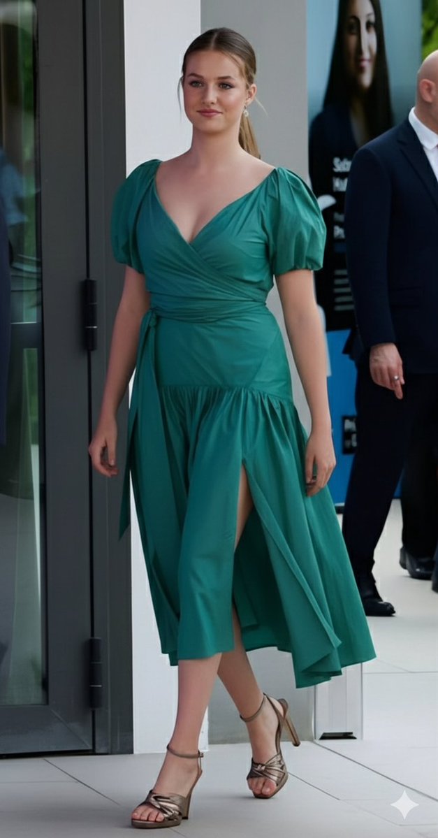 Product Marketing - Emerald Green Satin Dress Fashion Editorial — output 1