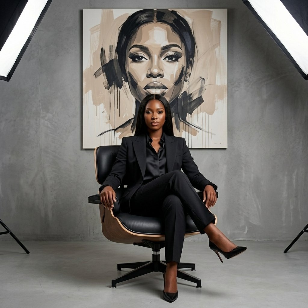 Product Marketing - Fashion Editorial Reference Portrait — output 1