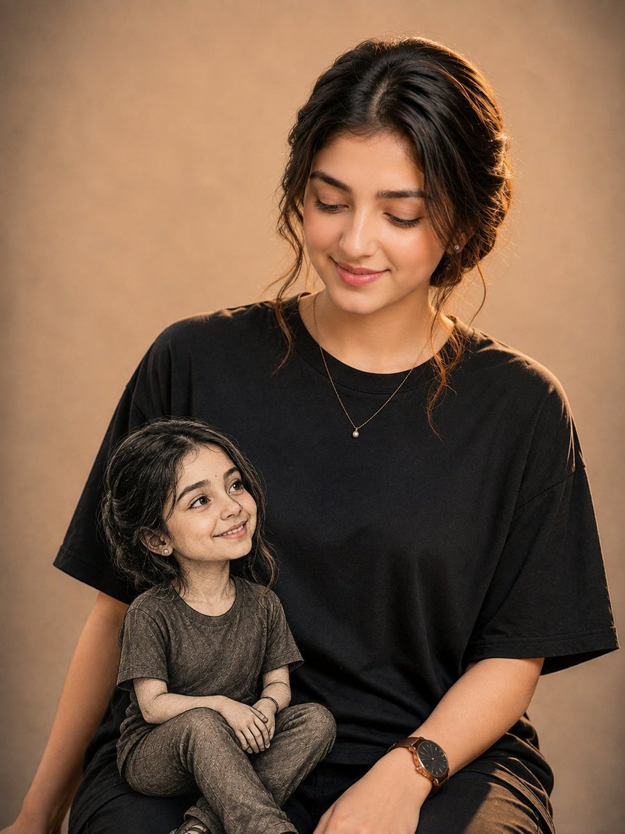 Profile / Avatar - Tender Mini-Me Studio Portrait — output 1