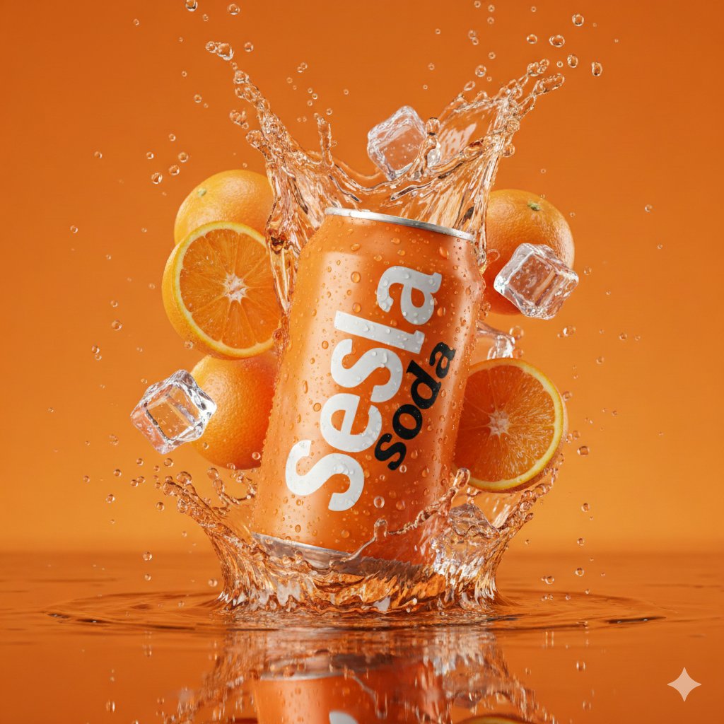 E-commerce Main Image - Hyper-Realistic Soda Can Splash Commercial Photo — output 1