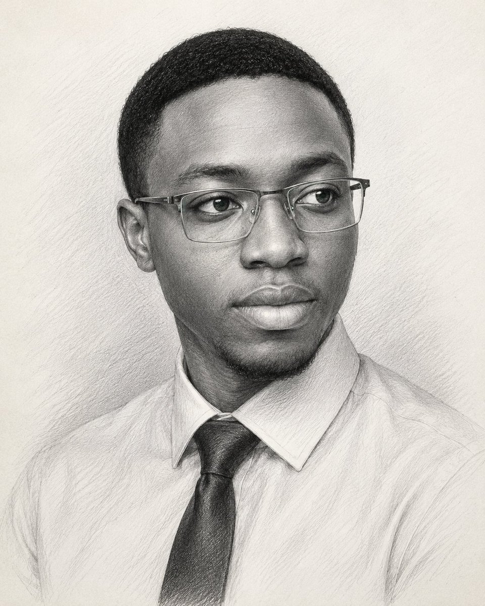 Profile / Avatar - Museum-Quality Graphite Portrait — output 1