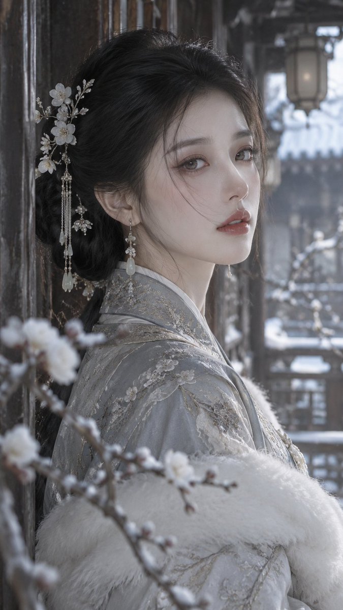 Product Marketing - Oriental Classical Winter Garden Portrait — output 1