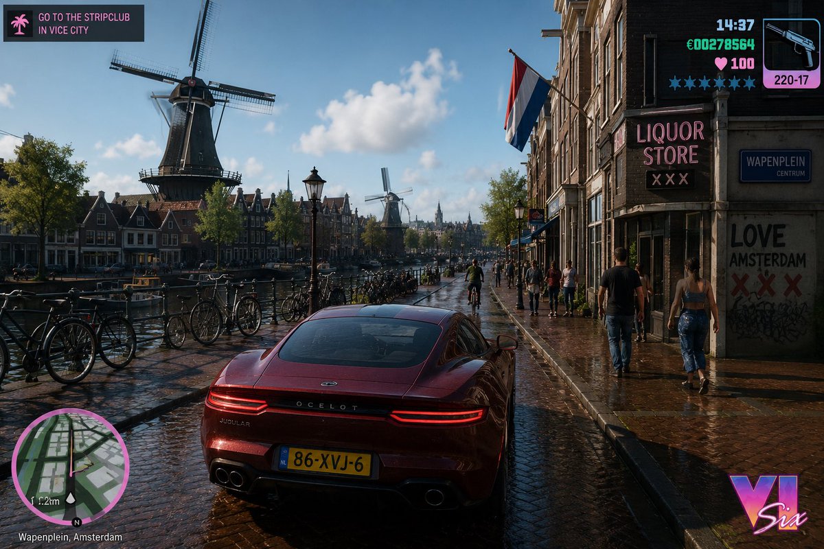 Social Media Post - GTA Style Netherlands Landscape — output 1