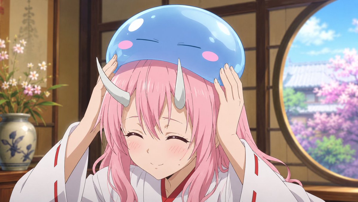 Game Asset - Anime Girl with Blue Slime Hat — output 1