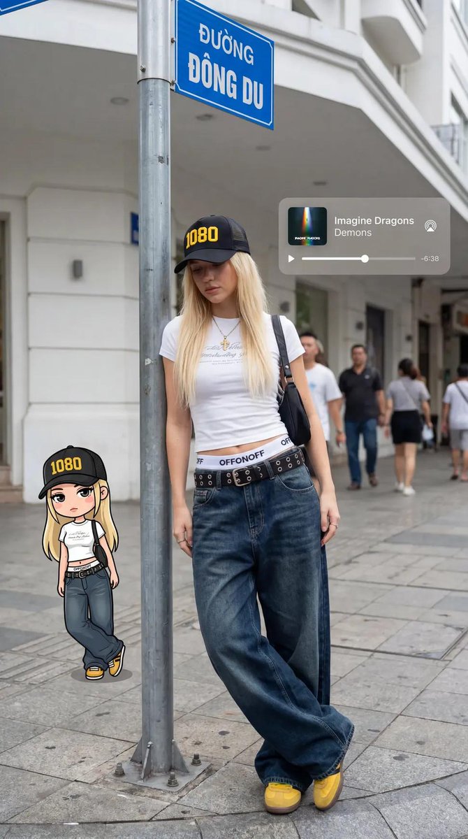 Game Asset - Urban Street Style with Avatar Overlay — output 1