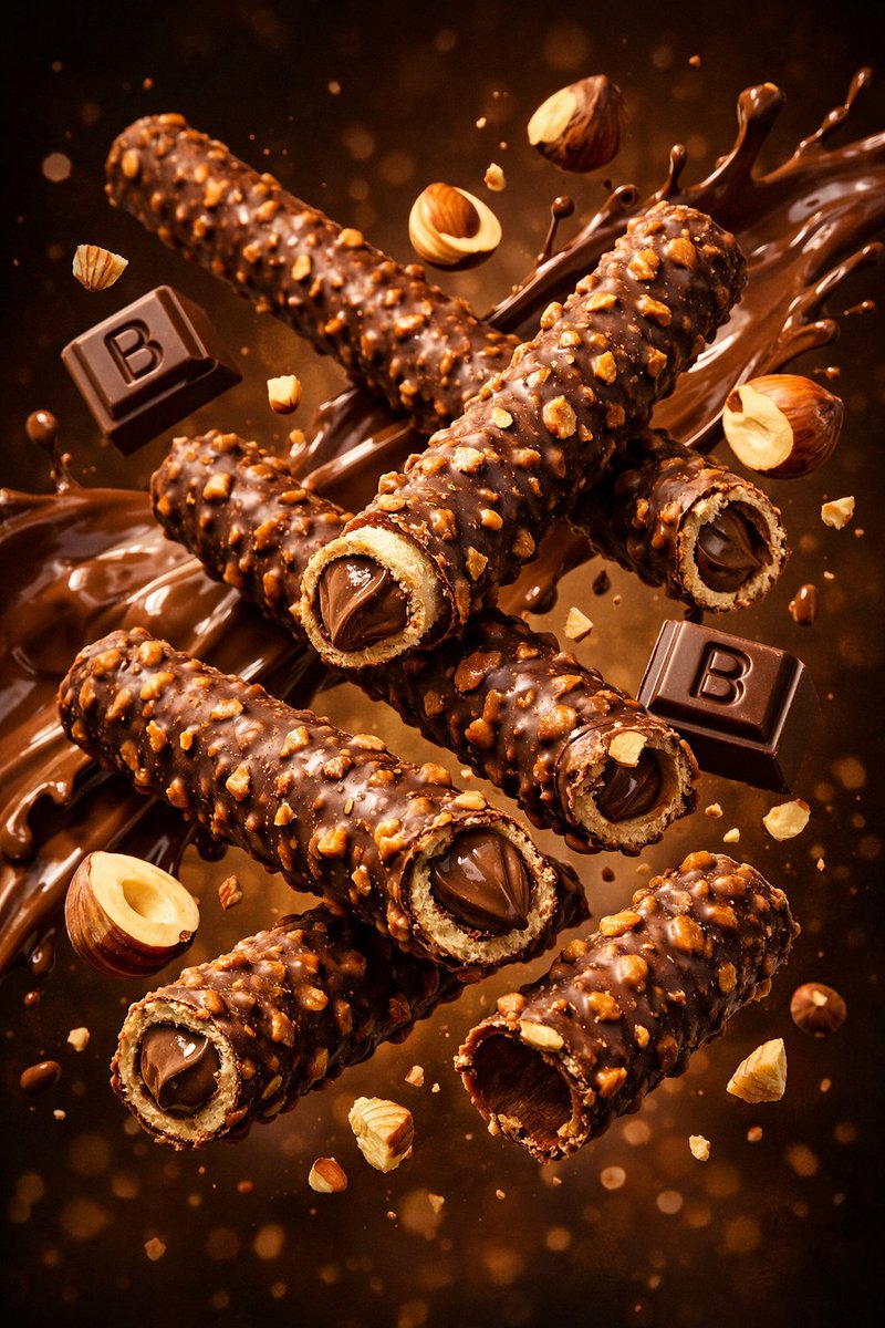 E-commerce Main Image - Product Render Config: Chocolate Wafer Hazelnut Edition — output 1