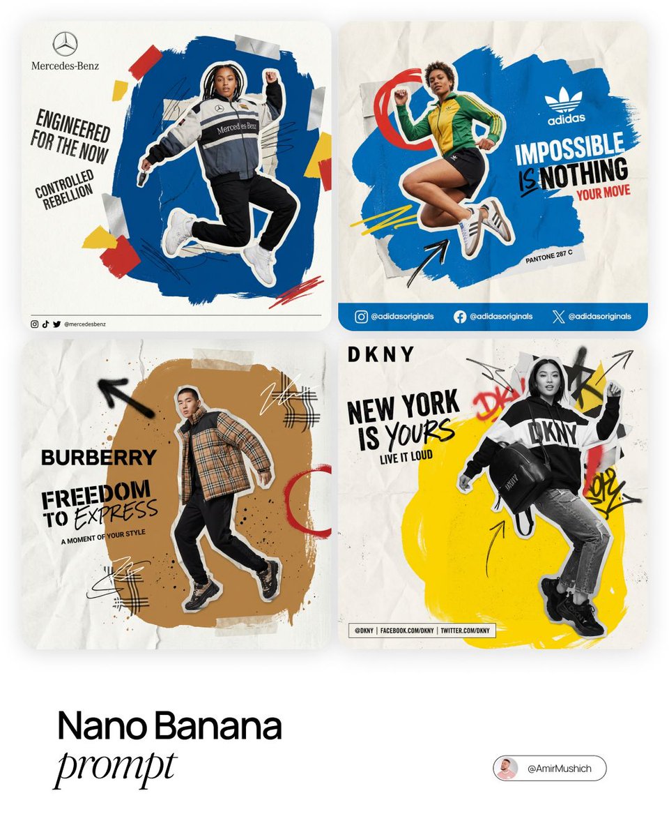 Product Marketing - Fashion Photography with Graphic Design Chaos Prompt — output 1