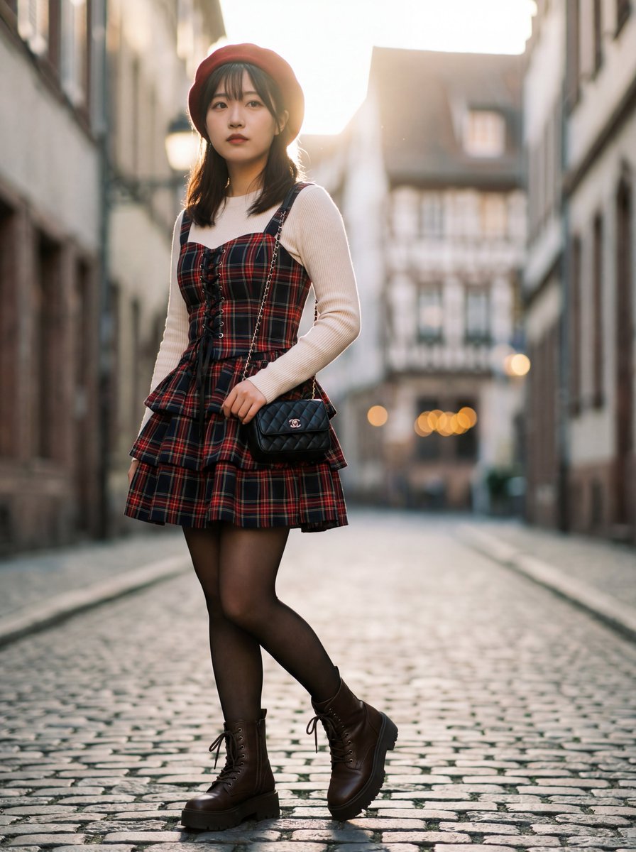 Ultra-Detailed Gothic Lolita Fashion Portrait — output 1