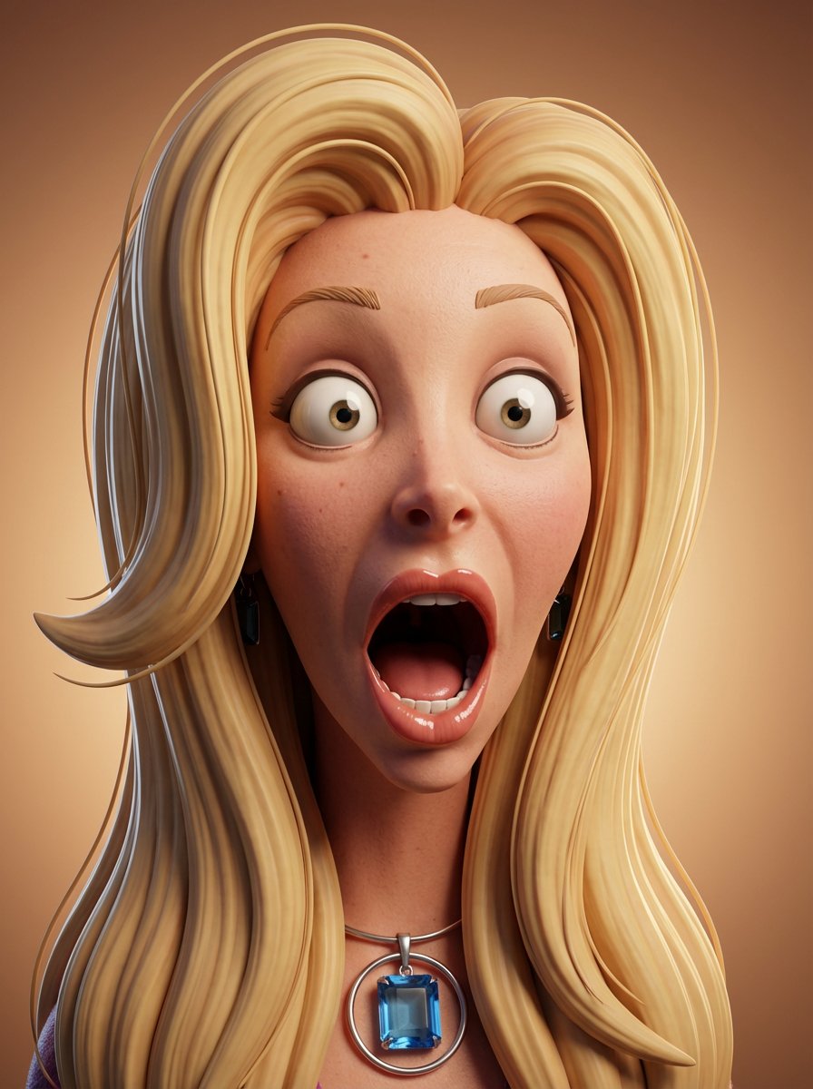Profile / Avatar - Hyper-Expressive 3D Cartoon Portrait from Photo Reference — output 1