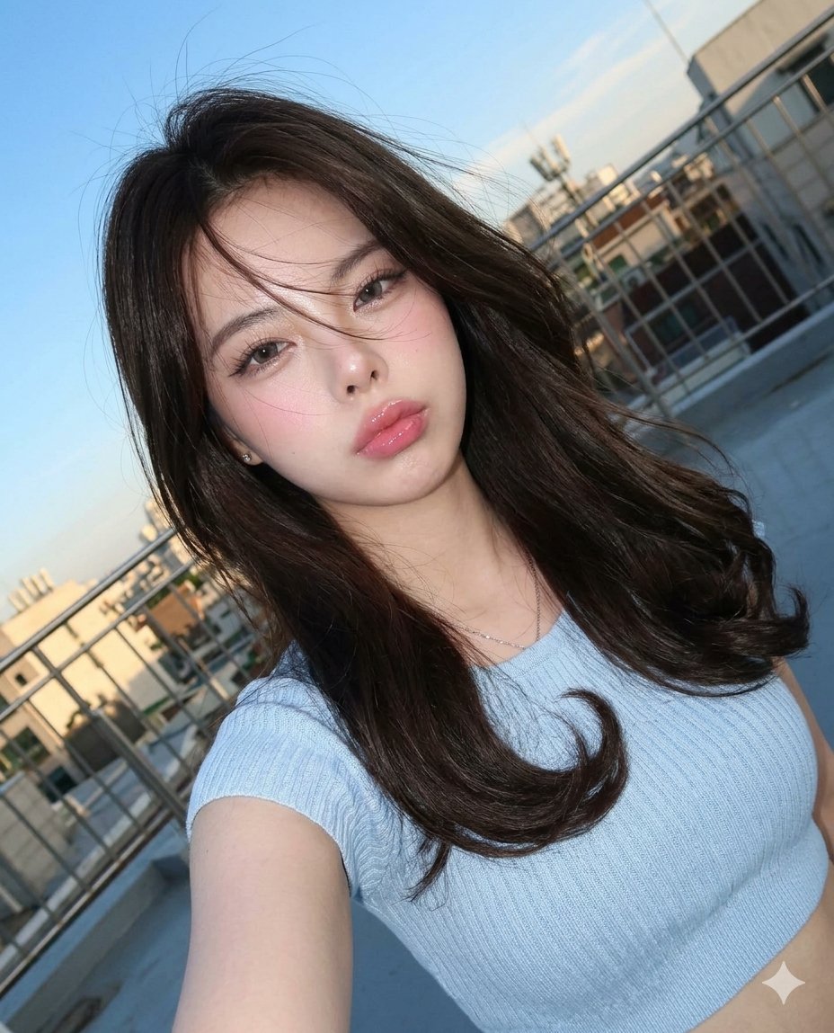Profile / Avatar - High-Angle Digicam Selfie — output 1