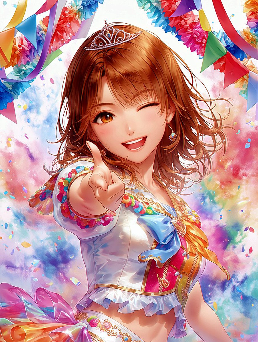 Profile / Avatar - Winking Anime Idol Festival Portrait — output 1