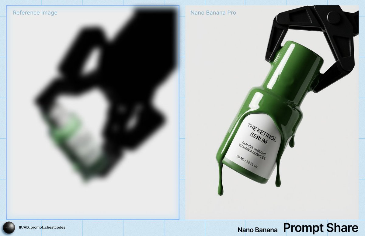 E-commerce Main Image - High-Contrast Studio Product Shot of Serum Bottle — output 1