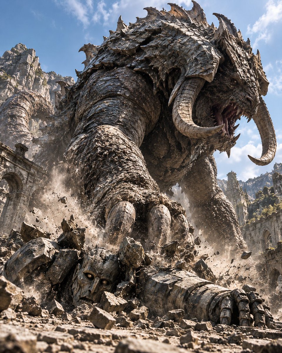 Game Asset - Behemoth Crushing Golem — output 1