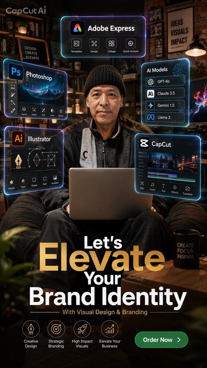 Product Marketing - Cinematic Brand Identity Ad Poster — output 1