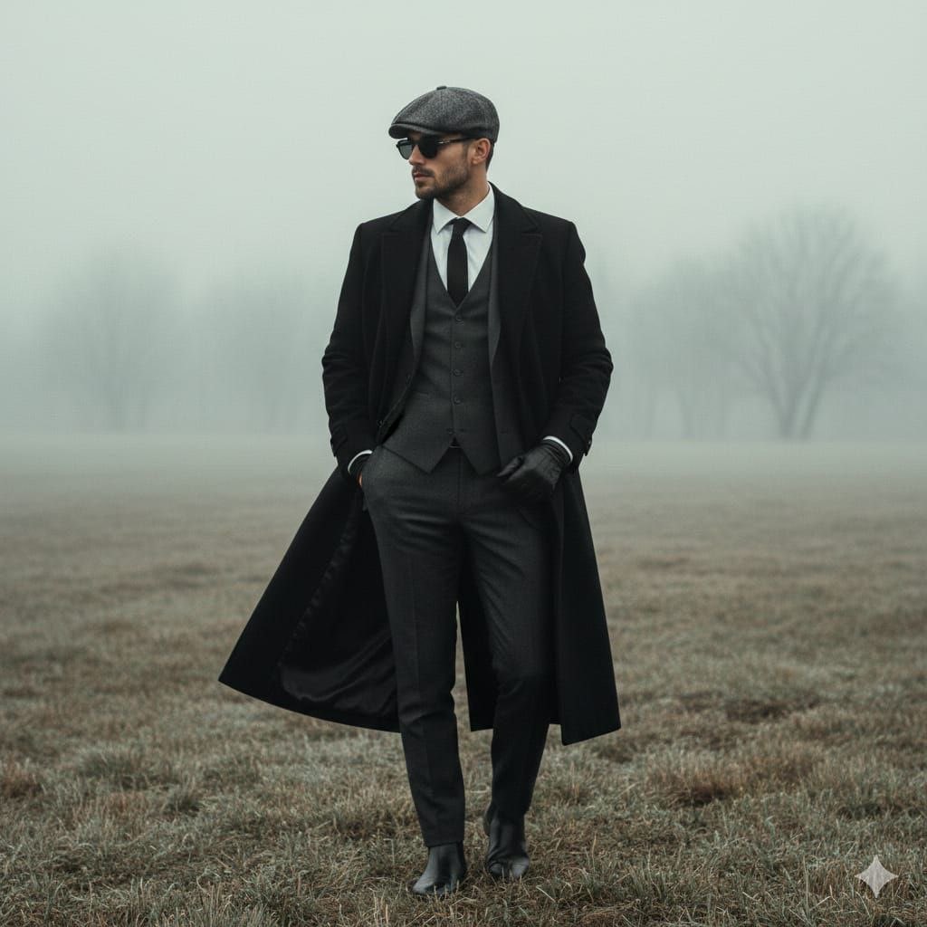 Cinematic Fashion Portrait in Fog Prompt — output 1