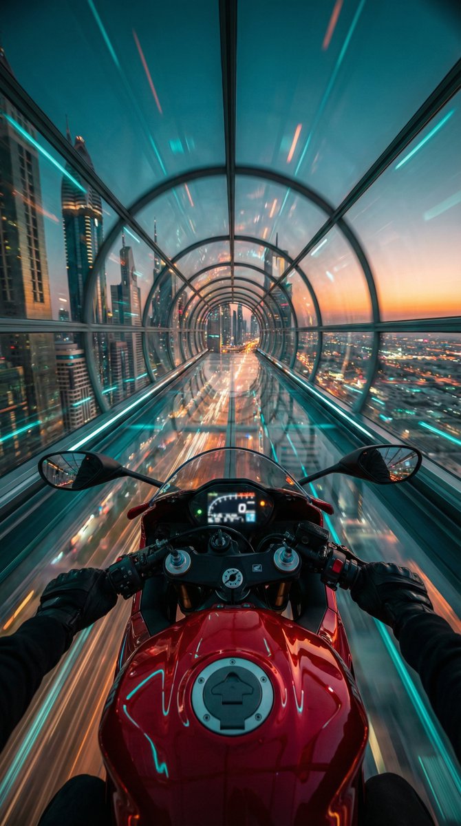 Game Asset - Cyberpunk POV Motorcycle Ride at Hyper-Velocity — output 1