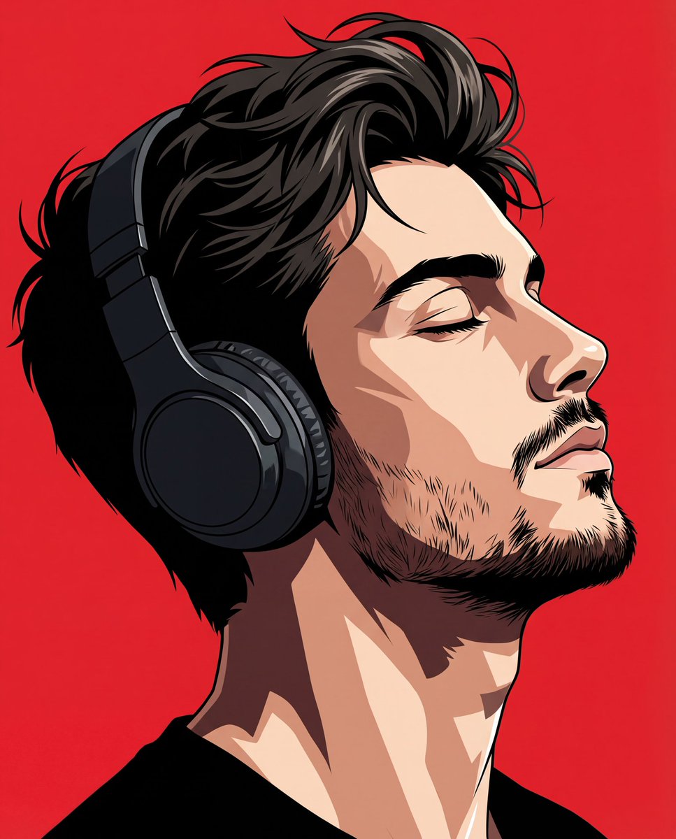 Profile / Avatar - Transform Photo into Modern Anime Vector Illustration — output 1