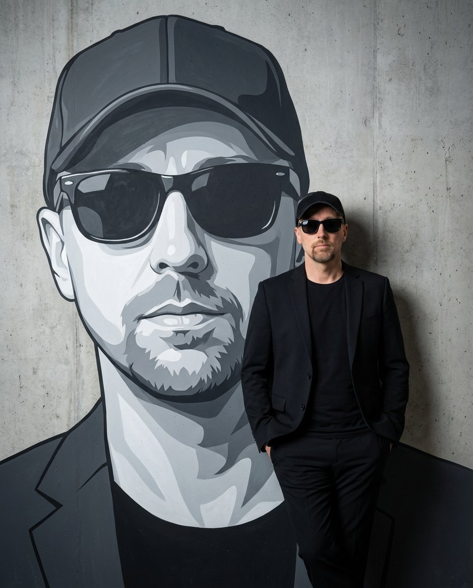 Personalized Mural Studio Portrait — output 1