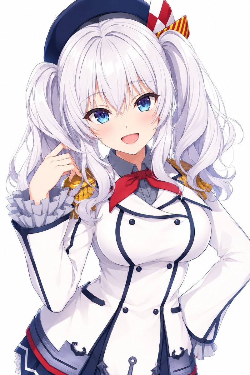 Profile / Avatar - Elegant Anime Naval Girl Portrait — output 1