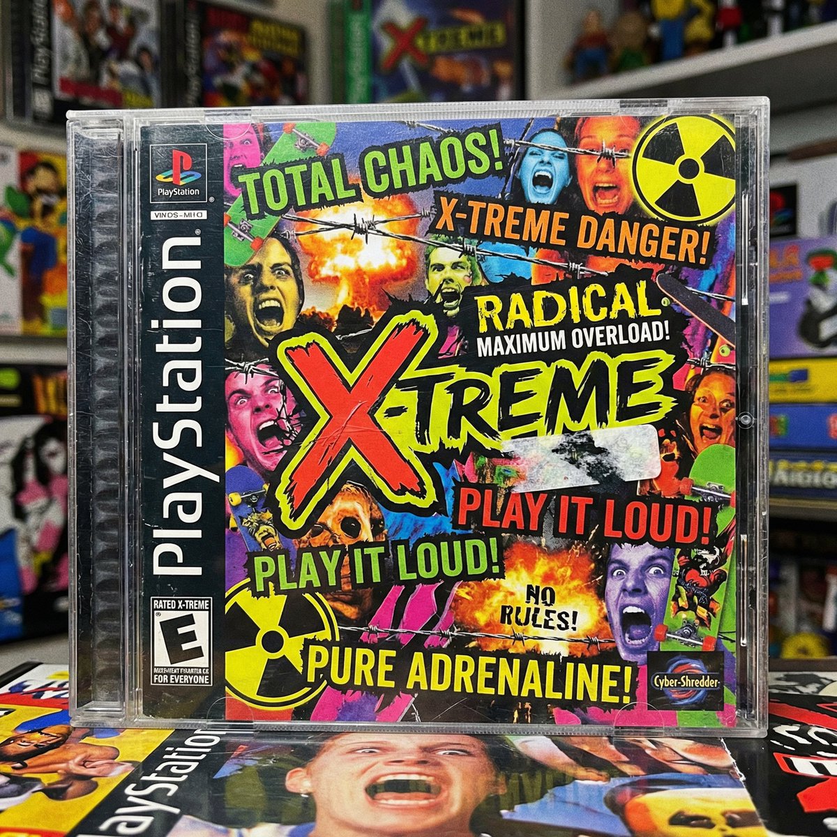 Game Asset - X-Treme 90s PlayStation Game Case — output 1