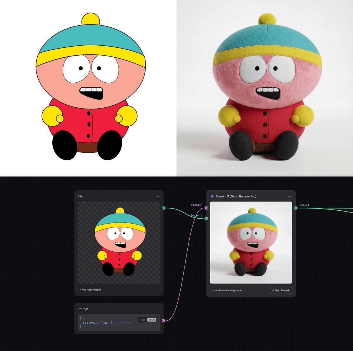 Game Asset - System Prompt for 2D to 3D Plush Conversion — output 1
